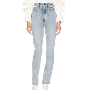 KHAITE : Daria High Waist Slim Straight Leg Jeans : Size 27